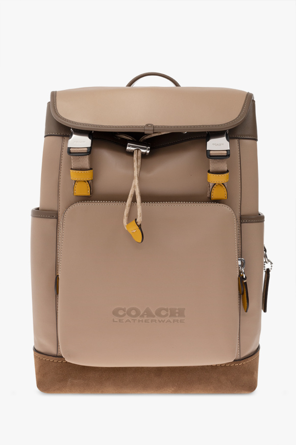 Coach ‘League’ leather backpack Men's Bags Vitkac